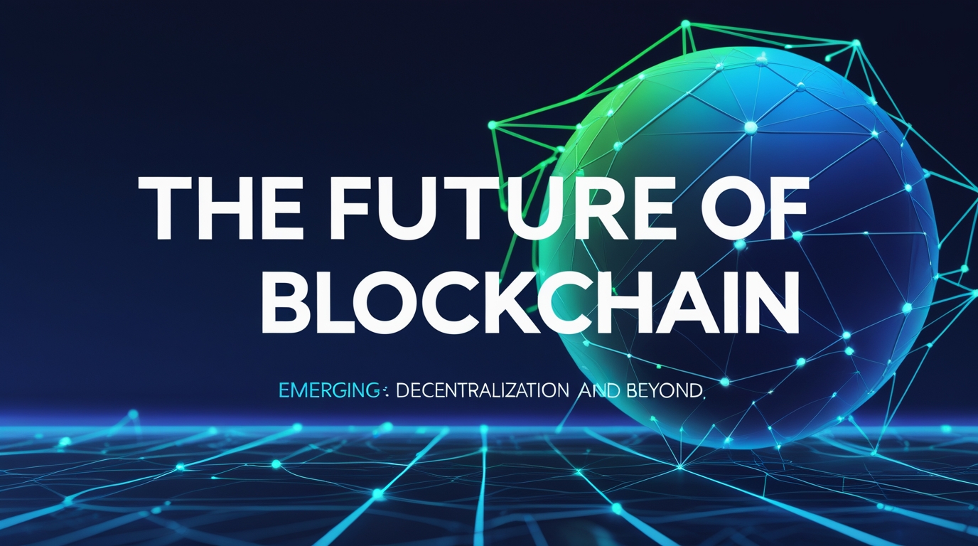 The future of blockchain promises a decentralized web (Web3), smarter finance (DeFi), seamless cross-chain connectivity, and tokenization of real-world assets — redefining how value, identity, and trust operate in the digital age.
